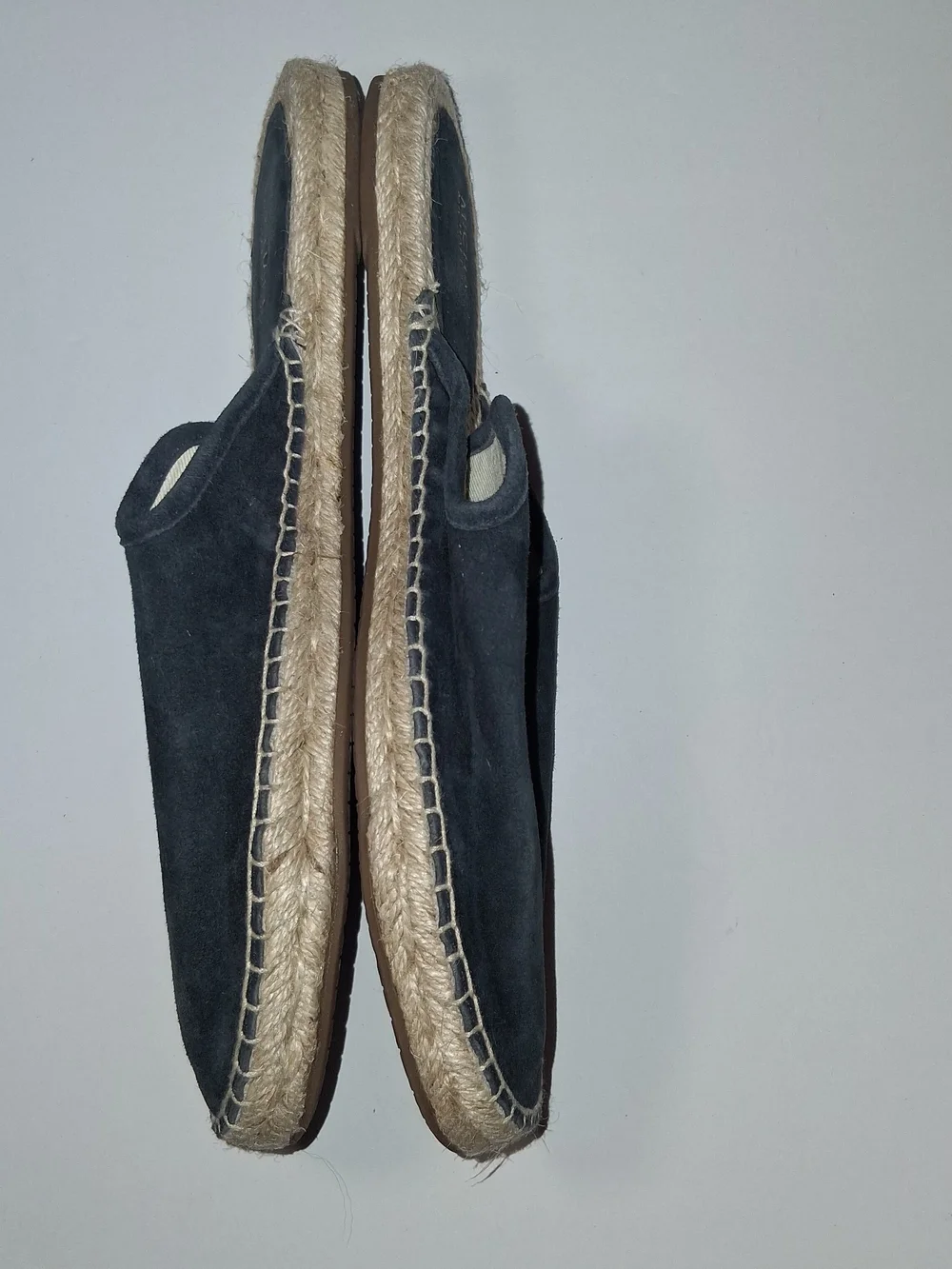Michael Kors Navy Suede, Leather Upper Slip-On Mules Women's Size 9.5 M